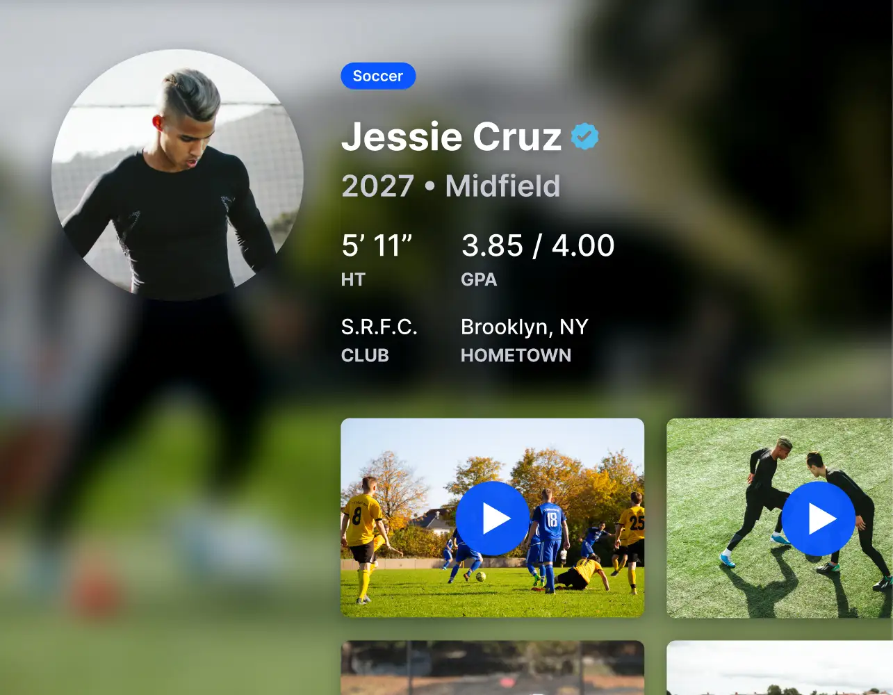 SportsRecruits athlete recruiting profile